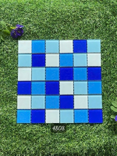 [4808] 4808 Gạch mosaic thủy tinh 48x48mm 22 vỉ/thùng